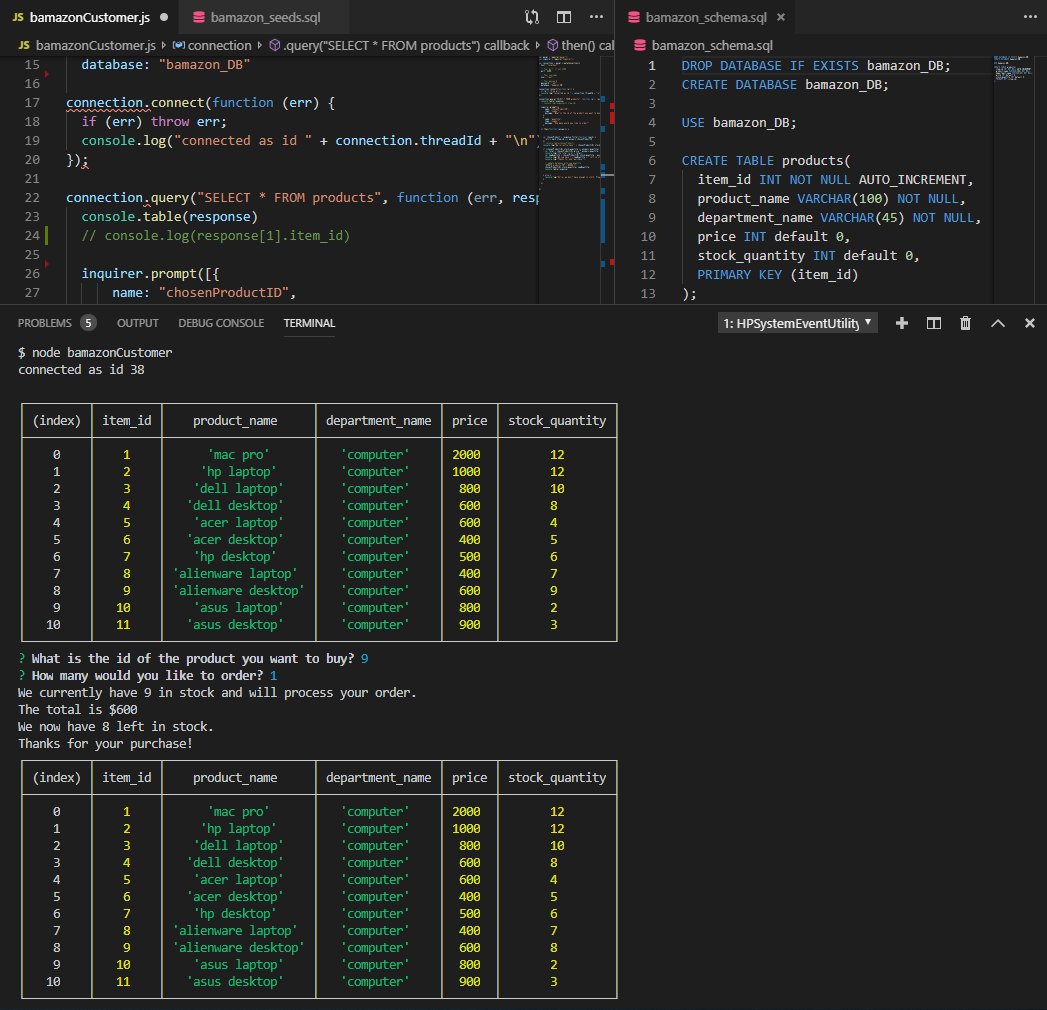 Database Setup